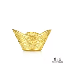 【點睛品】金元寶 黃金擺件_計價黃金(約1錢)