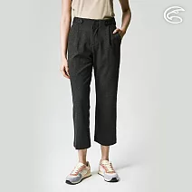 ADISI 女混紡羊毛快乾恆溫直筒九分保暖褲AP2221007 (S-2XL)｜德國Dralon纖維 速乾 保暖 輕量 機能長褲 S 雙色鈦灰