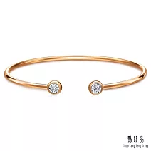 【點睛品】Daily Luxe  炫幻星光 18K金鑽石手鐲(08)
