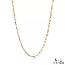 【點睛品】十字鍊 18K玫瑰金項鍊