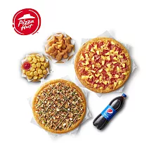 必勝客 2個九吋鬆厚小比薩鱈魚金幣套餐