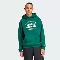 ADIDAS GRF HOODIE 男連帽上衣-綠-IS1412 L 綠色