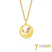 【Just Gold 鎮金店】頌愛 黃金吊墜(不含鍊)
