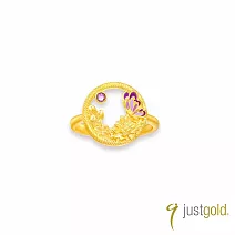 【Just Gold 鎮金店】頌愛 黃金戒指(港圍) 13 黃金