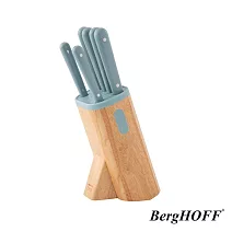 【BergHOFF貝高福】Glints七件刀座組(Y-BHGL-SL) 岩板藍