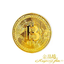 【金品坊】黃金金幣比特幣擺件