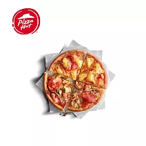 必勝客 六吋個人夏威夷+總匯雙拼