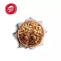 必勝客 六吋個人鐵板雙牛+章魚燒雙拼