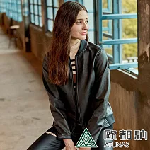 【ATUNAS 歐都納】女款潮流飛行外套A2GA2203W- L 黑