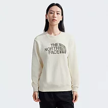 The North Face W SUMMIT MESH RLX CREW - AP 女圓領套頭衫-米白-NF0A8ASUQLI 2XL 白色