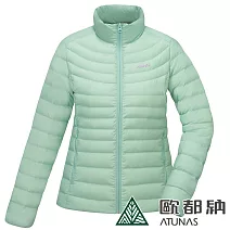 【ATUNAS 歐都納】女款KEEP WARM輕量羽絨保暖外套A1GA2235W*- M 粉豆綠