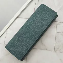 seoul show首爾秀  森林紋全鐵環保PU皮防壓抗摔墨鏡老花近視太陽眼鏡盒 藍色