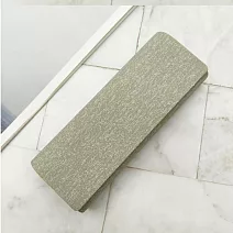 seoul show首爾秀  森林紋全鐵環保PU皮防壓抗摔墨鏡老花近視太陽眼鏡盒 米灰