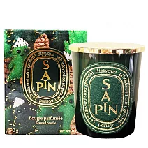 Diptyque 2024聖誕限量蠟燭(190g)冷杉，附原廠提袋與蝴蝶結