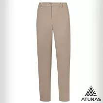 【ATUNAS 歐都納】女款防風石墨烯刷毛保暖長褲A1PA2508W- XL 淺棕