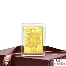 【點睛品】招財貔貅 珍藏黃金金片_計價黃金(20克)