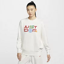 NIKE AS W NSW OS CREW 女 圓領套頭衫-HV8462133 S 白色