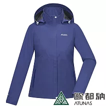 【ATUNAS 歐都納】女款GORE-TEX PACLITE PLUS單件式防水外套A1GTDD03W*- S 深藍紫