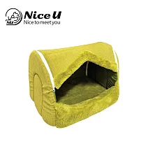 【NiceU 毛樂趣】帳篷寵物窩 綠色