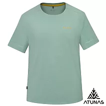 【ATUNAS 歐都納】男款POLARTEC DELTA吸濕排汗透氣快乾短袖T恤/大尺碼A1TS2502M- M 霧綠