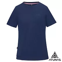 【ATUNAS 歐都納】女款POLARTEC DELTA吸濕排汗透氣快乾短袖T恤A1TS2503W- S 藏青