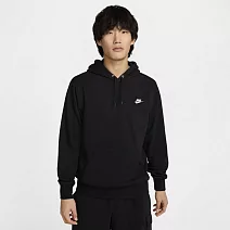 NIKE AS M NK CLUB FT PO HOODIE 男連帽上衣-FN3867010 2XL 黑色