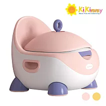 【Kikimmy】 蛋型兒童輔助學習馬桶  粉紅色