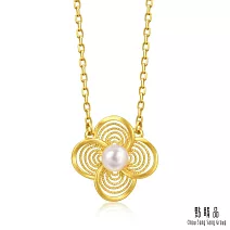 【點睛品】珍珠四葉草 黃金項鍊