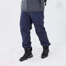 ADISI 男防水防風透氣保暖長褲 AP2421026 (S-3XL)｜內刷毛 防水透濕 超撥水 防潑水 快乾 S 午夜藍