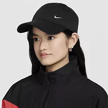 NIKE U NK CLUB CAP U CB SM SWSH L 男女 休閒帽-FZ5698010 S 黑色