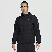 NIKE AS M NK UV RPL STRIDE JACKET 男連帽外套-HV4549010 2XL 黑色