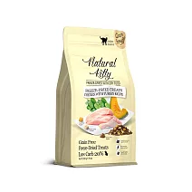 Natural Kitty自然小貓｜低碳無穀凍乾糧系列｜雞肉佐火雞全貓配方｜1.8 kg