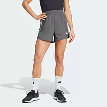 ADIDAS 3S SHORT HIGH R 女休閒短褲-JF4362 M 灰色
