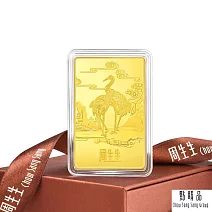【點睛品】松齡鶴壽 珍藏黃金金片_計價黃金(20克)