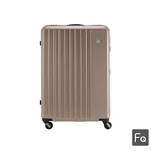 【FREQUENTER】28吋 輕量靜音前開拉鍊箱-粉色