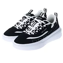 SKECHERS CORDOVA CLASSIC 女 休閒鞋-185069BKW US6 黑色