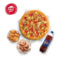 必勝客 九吋鬆厚小比薩芝心腸鱈魚套餐