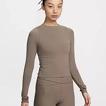 NIKE AS W NK INF DF LS TOP 女 長袖上衣-FN3023233 XL 棕色