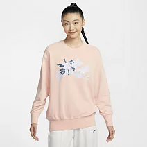NIKE AS W NSW CREW OS 女 圓領套頭衫-HV8724664 S 粉紅色