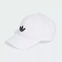ADIDAS BASEBALL CAP AC 男女休閒帽-JC6025 L-XL 白色