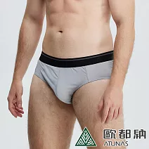 【ATUNAS 歐都納】男款零著感抑菌三角內褲A1UCCC06M- M 灰