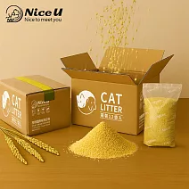 【NiceU】小米凝結貓砂(12袋入)