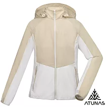 【ATUNAS 歐都納】女款精彩隨行防曬輕薄外套/大尺碼A2GA2516W*- S 米卡/白
