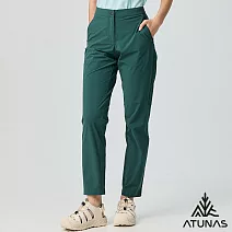 【ATUNAS 歐都納】女款蚊瘋不動彈性長褲/大尺碼A1PA2518W- S 深軍綠