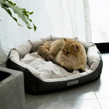 【寵趣屋PetHouse】保暖敞開式貓咪狗狗深度睡眠寵物窩46x36x14cm