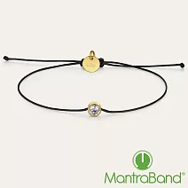 MANTRABAND 黑線單鑽手鍊 I AM ENOUGH 最好的我
