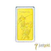 【Just Gold 鎮金店】寶島果宴-旺金富貴 金條20g