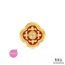 【點睛品】V&A博物館系列 古典幸運草 鑽石黃金串珠