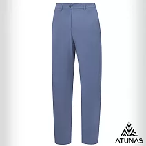 【ATUNAS 歐都納】女款蚊瘋不動彈性長褲/大尺碼A1PA2517W- S 紫灰