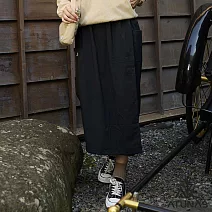 【ATUNAS 歐都納】女款工裝長褲裙A2PA2530W- S 黑